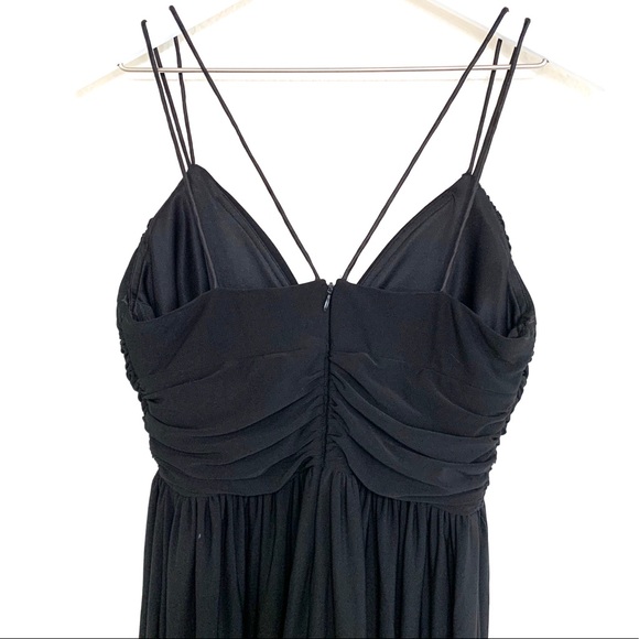 Cache Babydoll Beaded Black Summer Dress - Picture 13 of 14